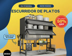 Escurridor de Platos sobre Lavaplatos dos niveles + Accesorios🧼