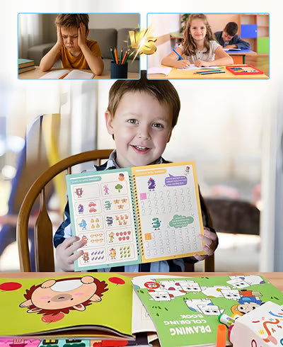 🪄 Cuaderno Mágico Infinito ✨ (Kit con 4 Cuadernos)