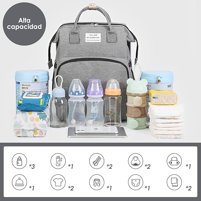 Mochi Cuna 3en1 🎒👶✨